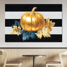 Golden Pumpkin Luxe Harvest - NicheCanvas