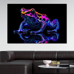 Electric Dart Frog - TooplesArt - NicheCanvas