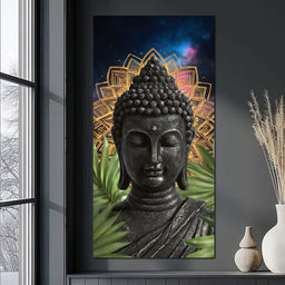 Tranquil Buddha Nightfall - NicheCanvas