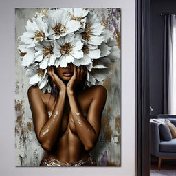 Floral Embrace of Divinity - Cole Williams - NicheCanvas