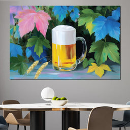 Frothy Beer Garden Delights - NicheCanvas