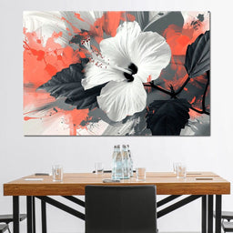 Sanguine Hibiscus Dreams - NicheCanvas