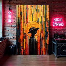 Radiant Silhouette Harmony - NicheCanvas