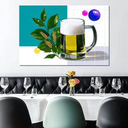 Golden Ale Oasis Harmony - NicheCanvas