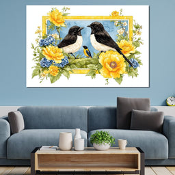 Chorus of Vibrant Blooms - NicheCanvas