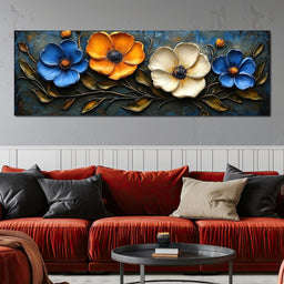 Floral Symphony of Vibrant Colors - NicheCanvas