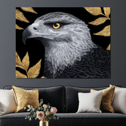 Majestic Sentinel Golden Leaves - NicheCanvas