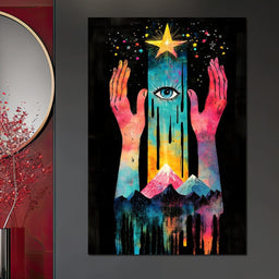 Celestial Visionary Voyage - NicheCanvas