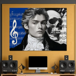 Baroque Composer Facing Mortality - NicheCanvas