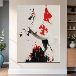 Gallant Steed Ascending - NicheCanvas