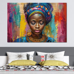 Vibrant Dreams of Africa - Sakeem Gibbs - NicheCanvas