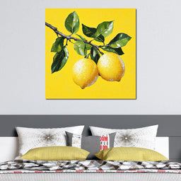 Golden Citrus - NicheCanvas