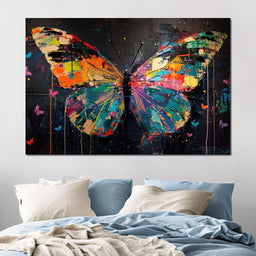 Enchanted Butterfly Mosaic - NicheCanvas