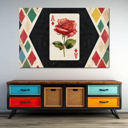 Ace of Hearts Elegance - NicheCanvas