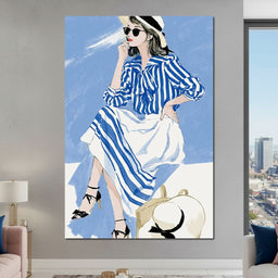Clear Blue Sky Vacation - NicheCanvas