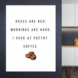 Morning Ode to Caffeine Humor - NicheCanvas