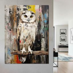 Owls Mystic Gaze - NicheCanvas