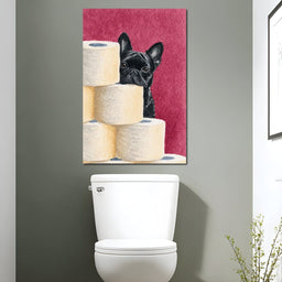 French Bulldog Peekaboo Rolls - NicheCanvas