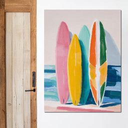 Seaside Colorboard Quartet - NicheCanvas