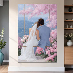 Wedding Vows Under Blossom Skies - NicheCanvas