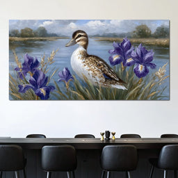 Duckling Meadow Reflections - NicheCanvas