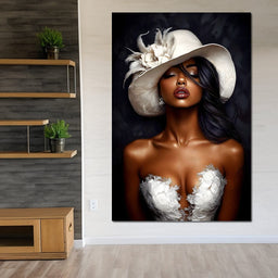 Elegance in Ivory Dreams - NicheCanvas