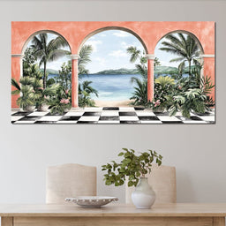 Tropical Archway - NicheCanvas