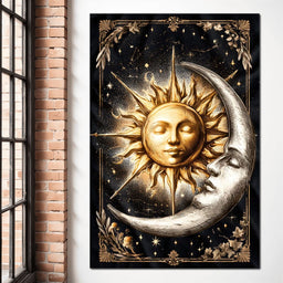 Golden alignment of the celestial bodies - NicheCanvas