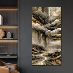 Gilded Rivers Of Lost Time - NicheCanvas