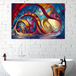 Vibrant Vortex - Tooples Art - NicheCanvas