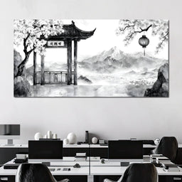 Tranquil Mountain Passage - NicheCanvas