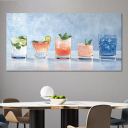 Colorful Cocktails - NicheCanvas