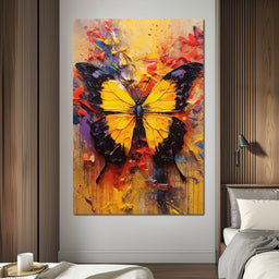 Colorburst Moths - NicheCanvas