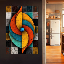 Geometric Abstract - TooplesArt - NicheCanvas