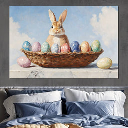 Easter Bunny Dreams Basket - NicheCanvas