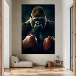 Primate Pugilist - NicheCanvas
