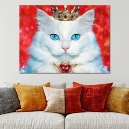 Majestic Feline Reign - NicheCanvas