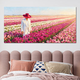The Quiet Walk Through Spring - TooplesArt - NicheCanvas