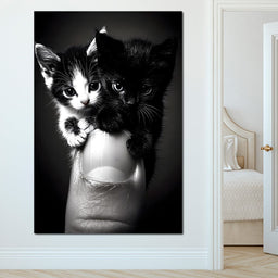 Playful Companions on Thumb - NicheCanvas