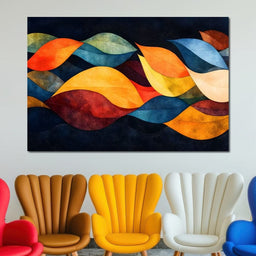 Vibrant Tides of Expression - NicheCanvas