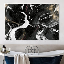 Gentle Souls Touching Their Cold Noses - NicheCanvas