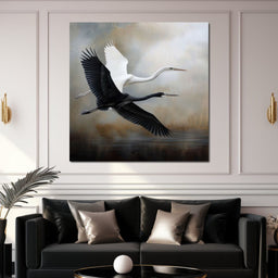 Heron Harmony - TooplesArt - NicheCanvas
