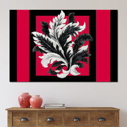 Baroque Leaf Flourish Fusion - NicheCanvas