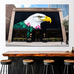 Street Art - Eagle - NicheCanvas