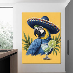 Parrot Margarita Fiesta Tropical - NicheCanvas
