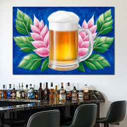 Floral Refreshment Beer Fusion - NicheCanvas