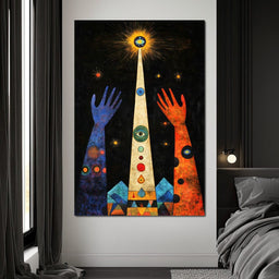 Celestial Ascent Visions - NicheCanvas