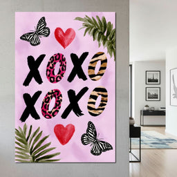 Wild Safari Love XOXO Paradise - NicheCanvas