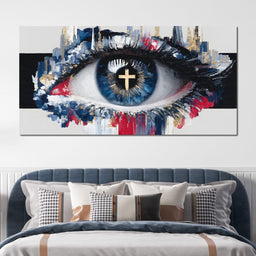 Vision of the Golden Cross - NicheCanvas