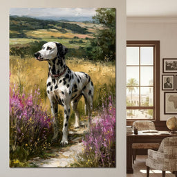 Dalmatian Meadow Pathway - NicheCanvas